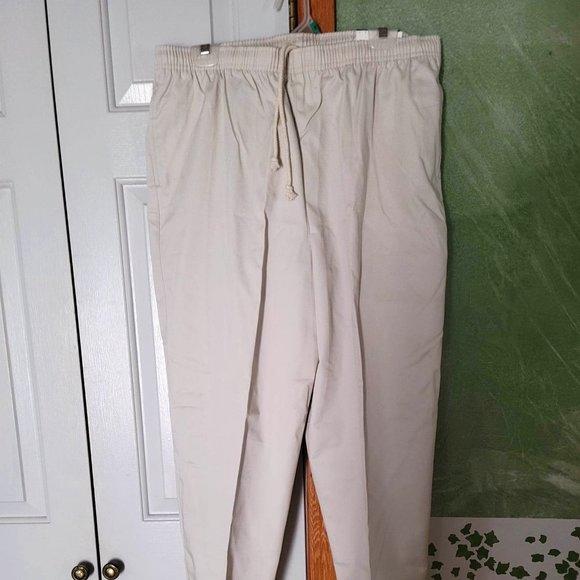 Lands End pull on pants, size 18, Ivory - Picture 1 of 2